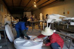 消失模生產(chǎn)現(xiàn)場(chǎng)